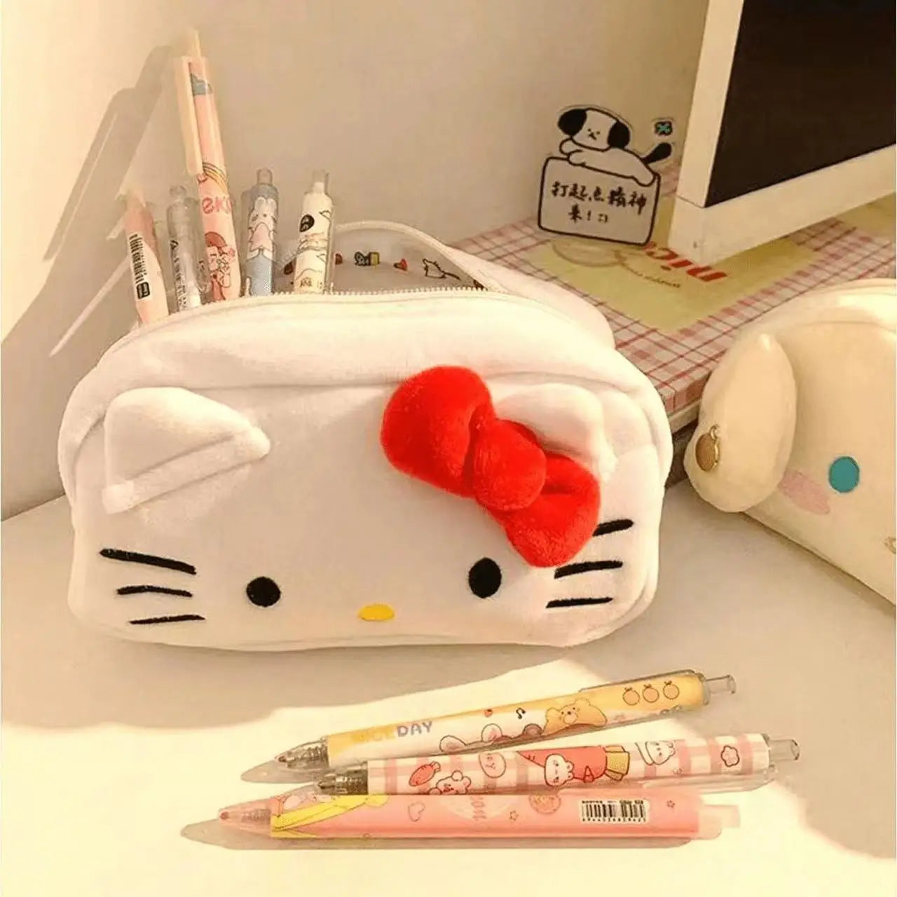 Hello Kitty Plush Pencil Pouch