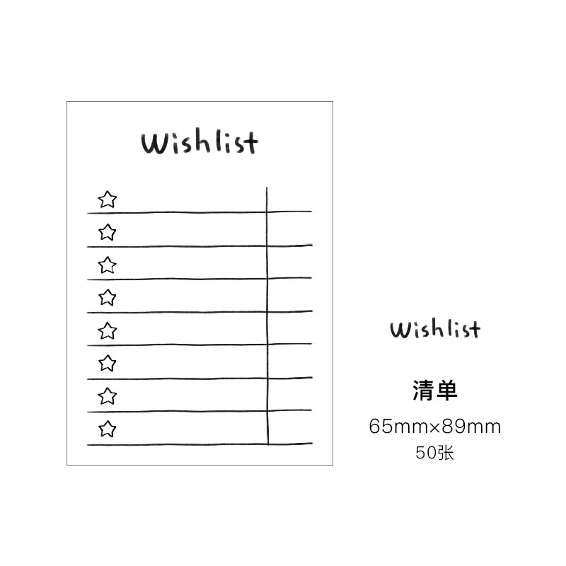 Pocket Positivity Daily Schedule Memo Pads