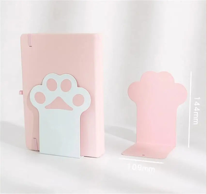 Metal Cat Paw Bookends