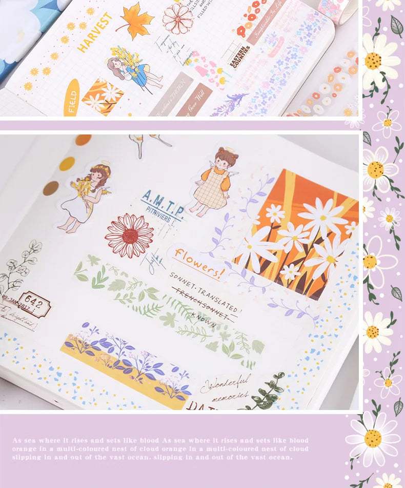 Whimsical Wonders Transparent Sticker Rolls