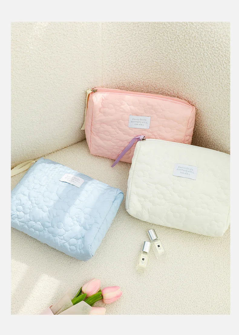Puffy Dreams Floral Travel Toiletry Bag
