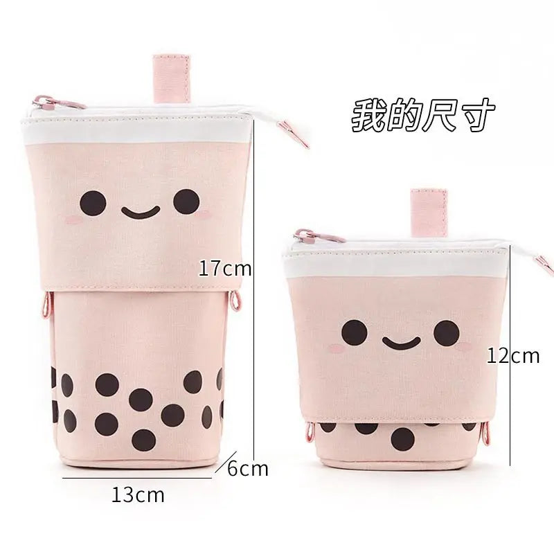 Happy Boba Friends Standing Stationery Pouch
