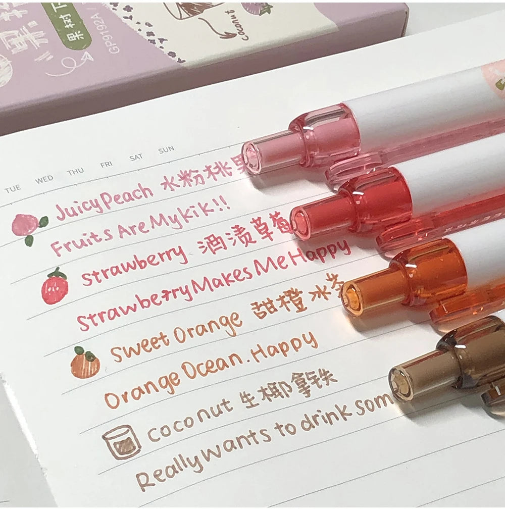 Pastel Punch Fruity Vibe Scented Gel Pens