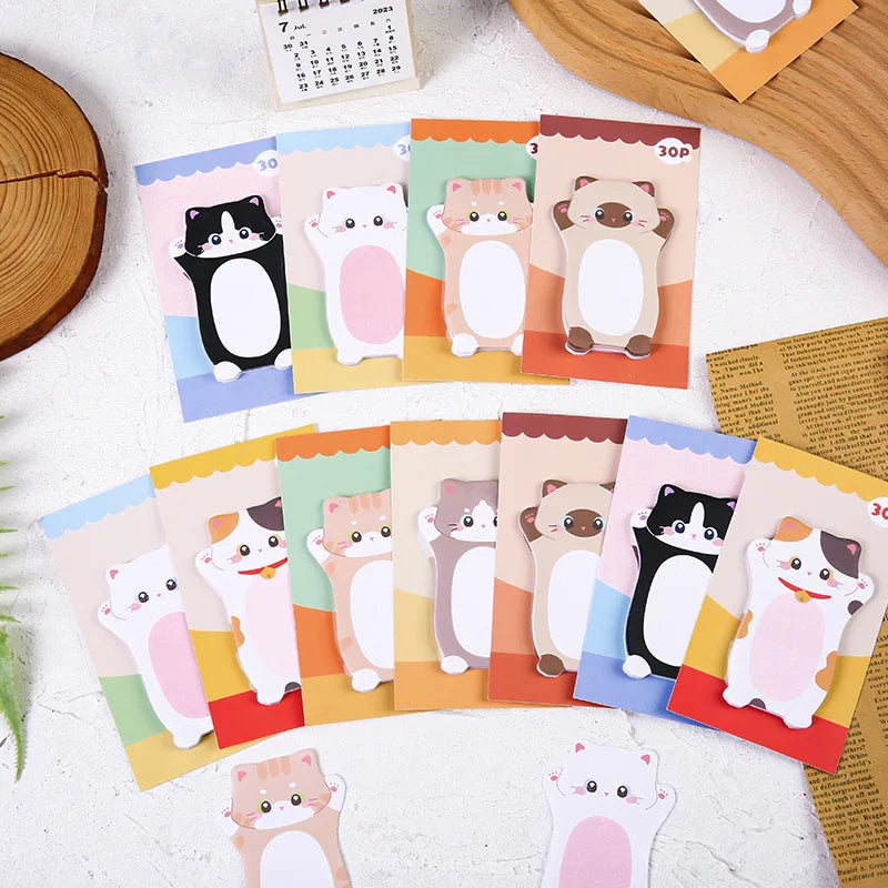 Paw-sitive Kitty Sticky Notes