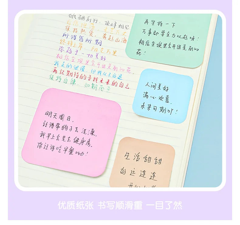Pastel Stack Sticky Notes (3-Size)