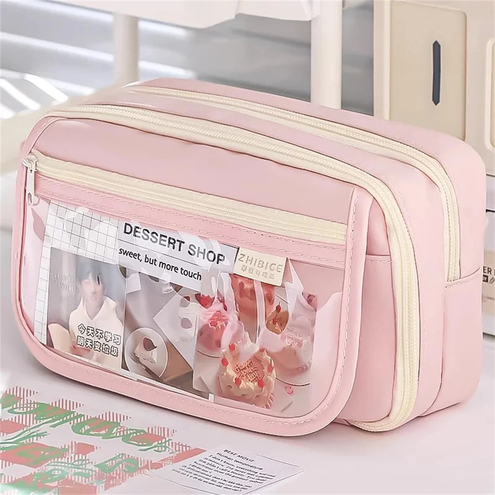 Sweet Treats Pouch 9 Layer Transparent Pencil Case