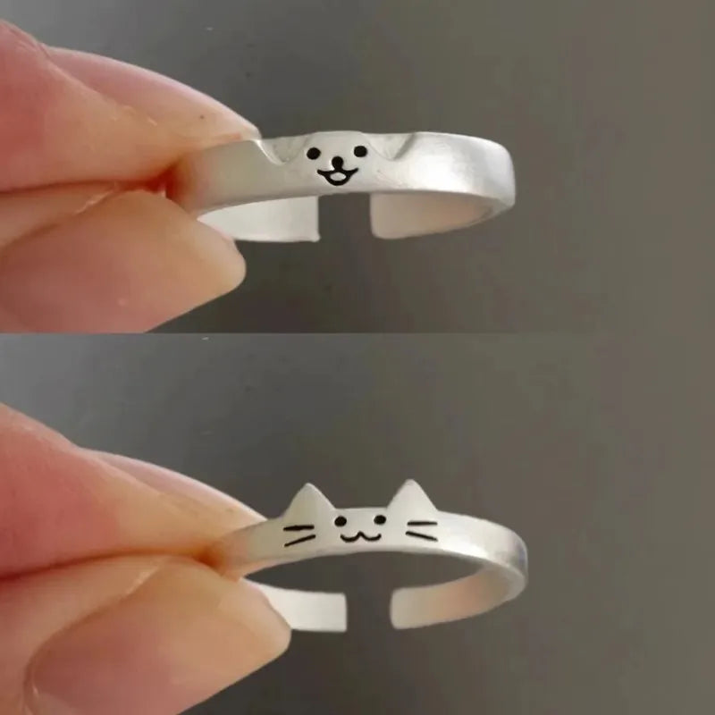 Puppy & Kitty Duo Rings