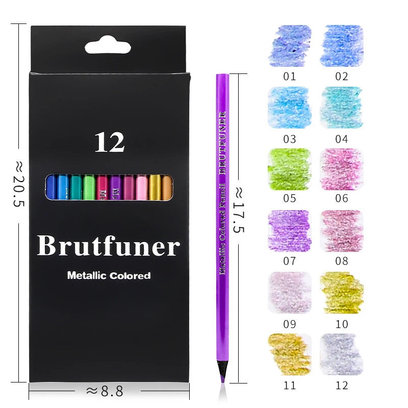 Shimmer Dreams Metallic Colored Pencils
