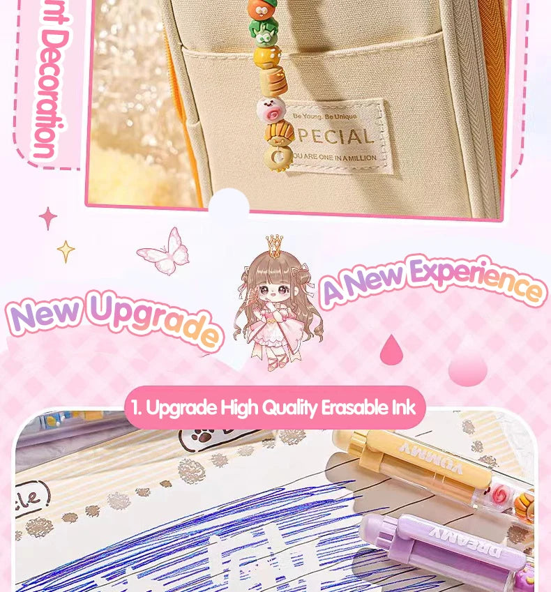 Squishy Friends Erasable Ballpoint Pens