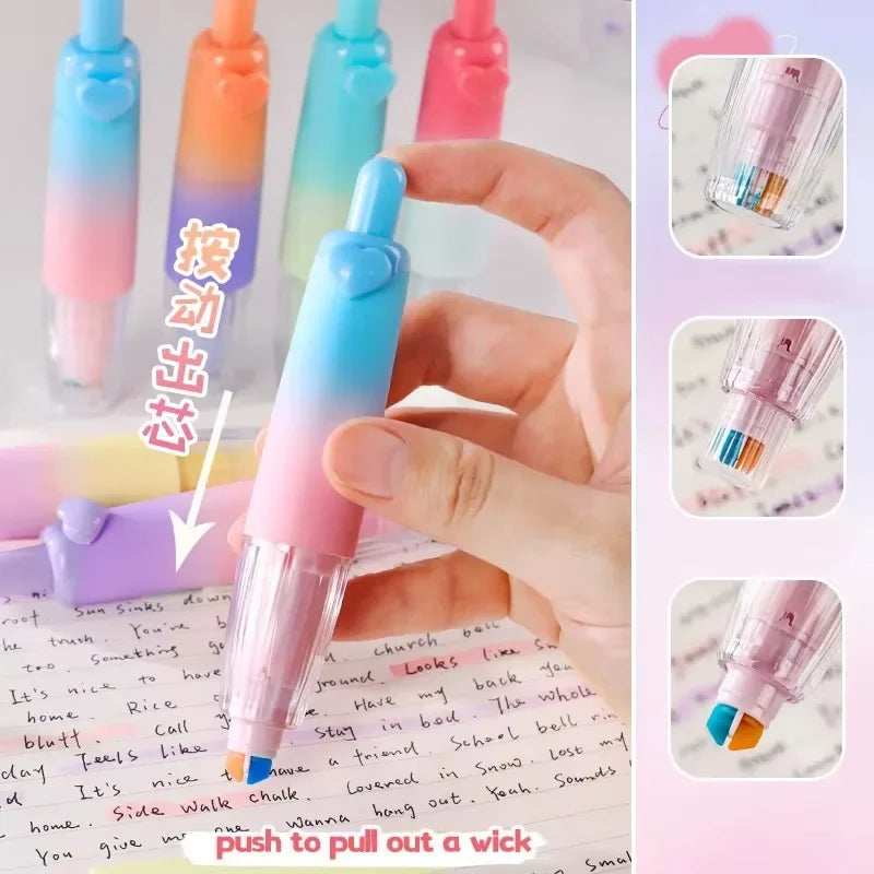 HeartPop Twin Tips Highlighters Set