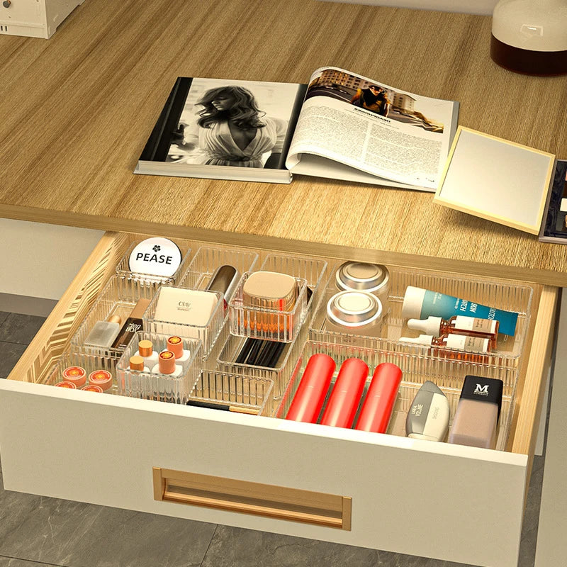 Glam Grid Multi-Compartment Drawer Organizers