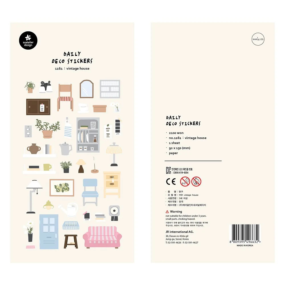 Suatelier Cottagecore Daily Life Stickers