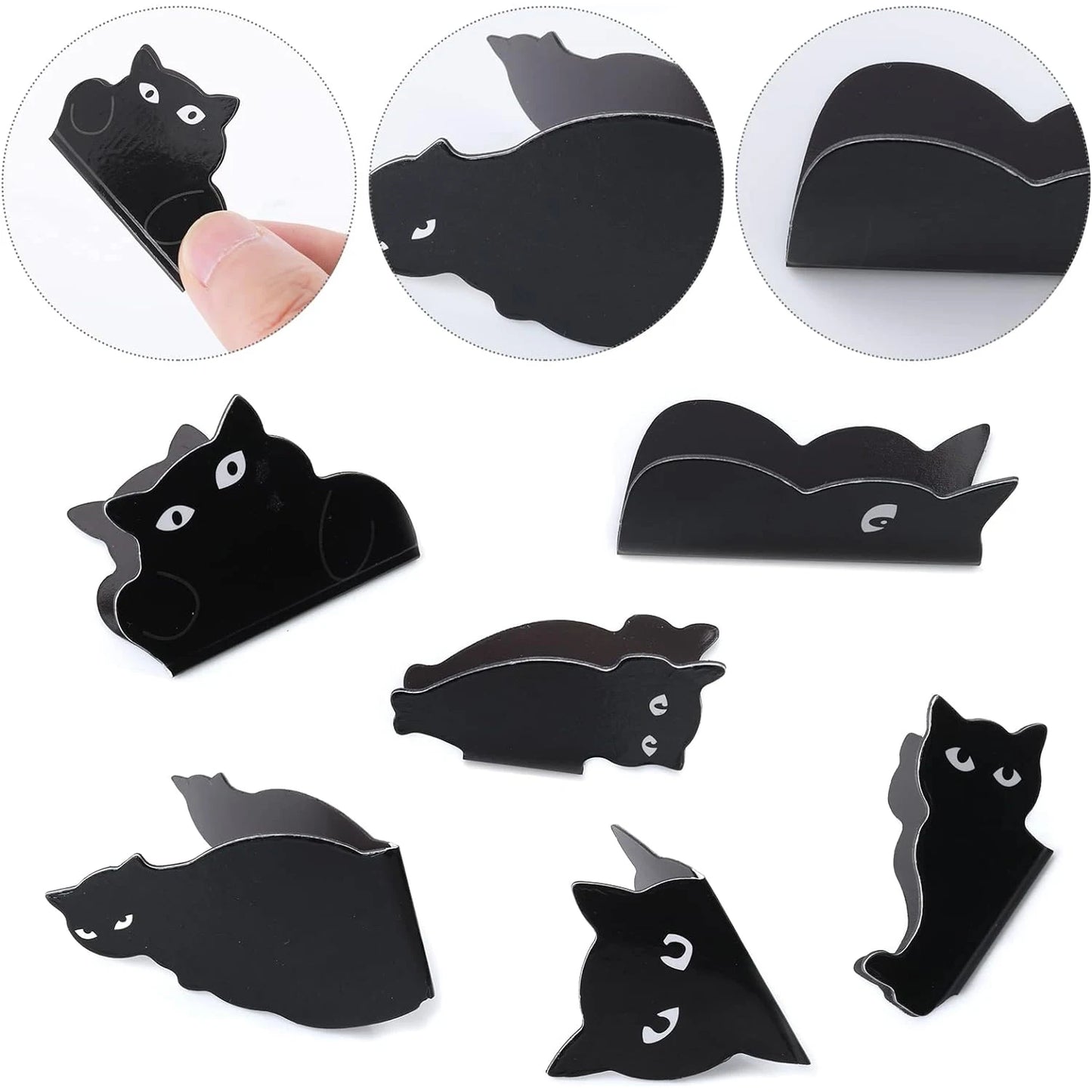 Shadow Cat Magnetic Bookmarks