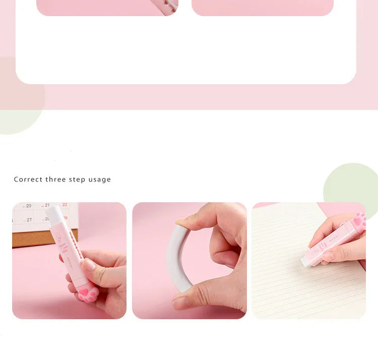Paw-fect Push-Pull Pencil Eraser
