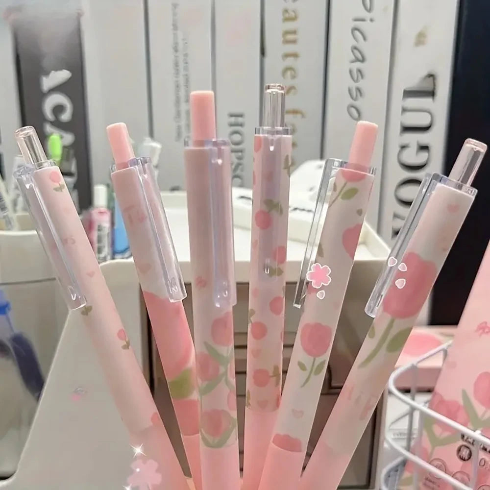 Peachy Petals Gel Pens
