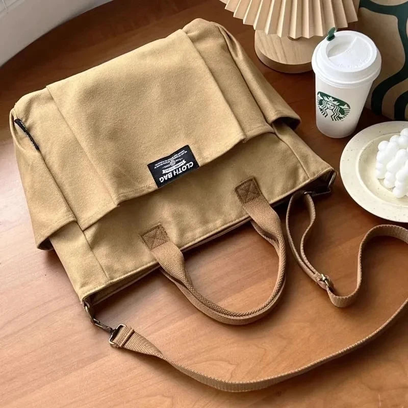 Pocket Perfect Minimalist Canvas Tote Bag