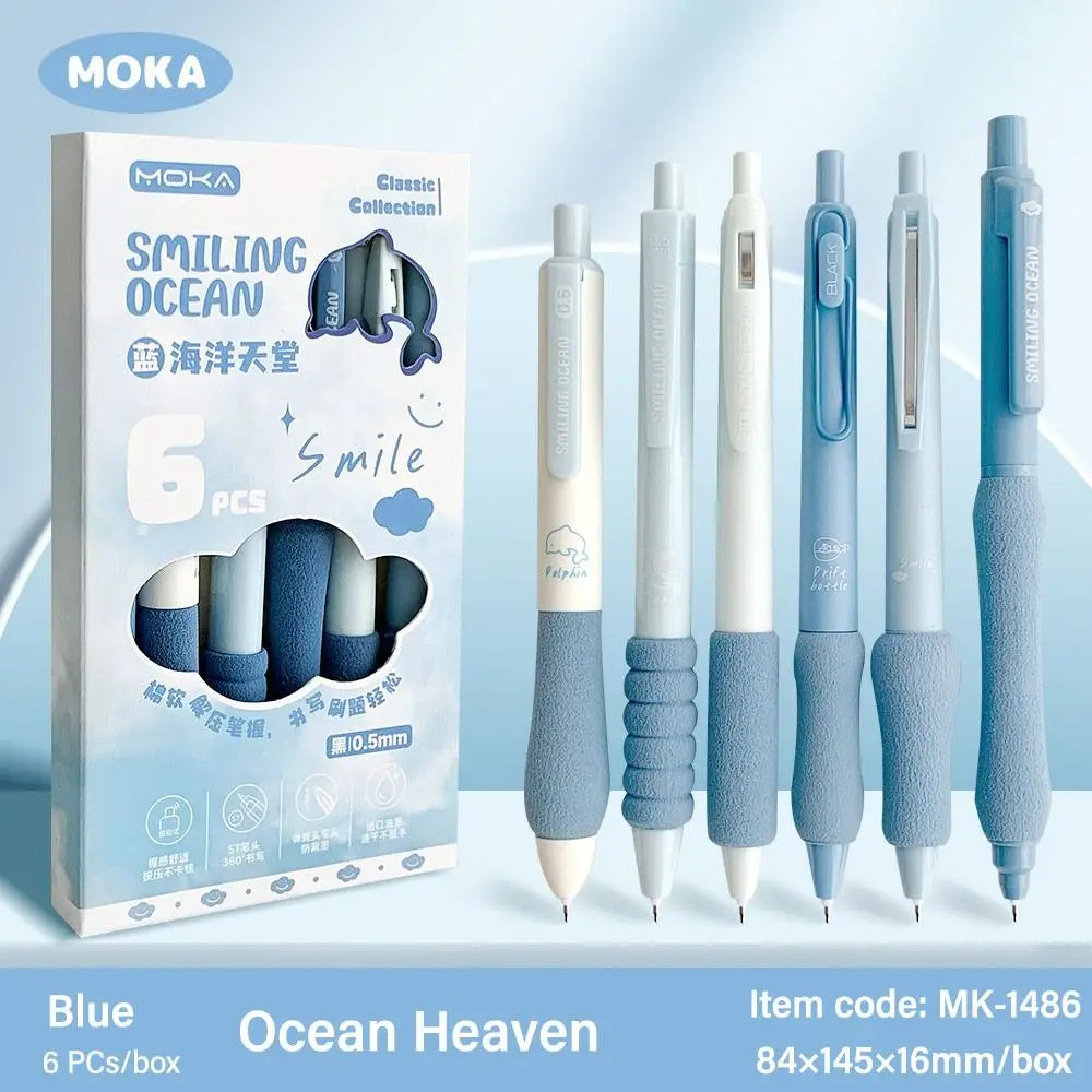 Cotton Candy Soft Grip Gel Pen Set