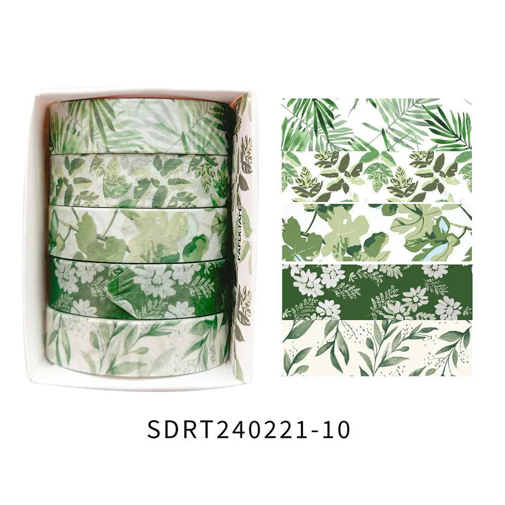 Vintage Bloom Floral Washi Tape Set