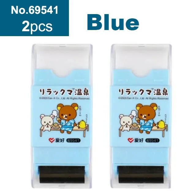 Rilakkuma All-in-One Eraser, Dust Roller, and Pencil Sharpener