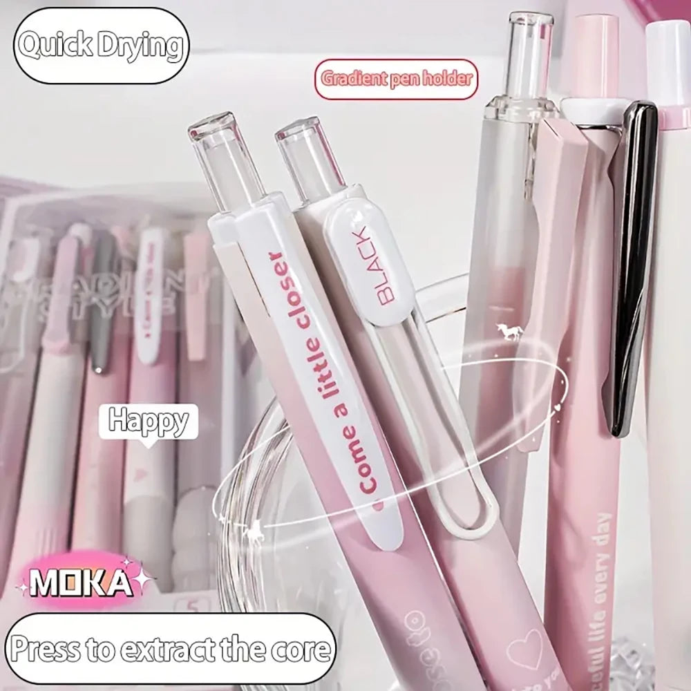 Blush Notes Retractable Gel Pens