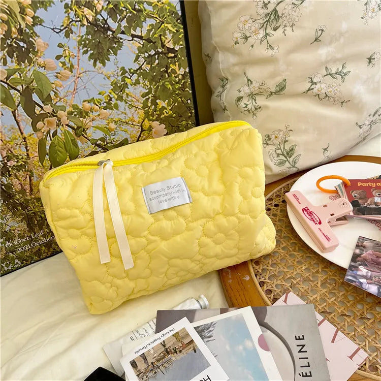 Puffy Dreams Floral Travel Toiletry Bag