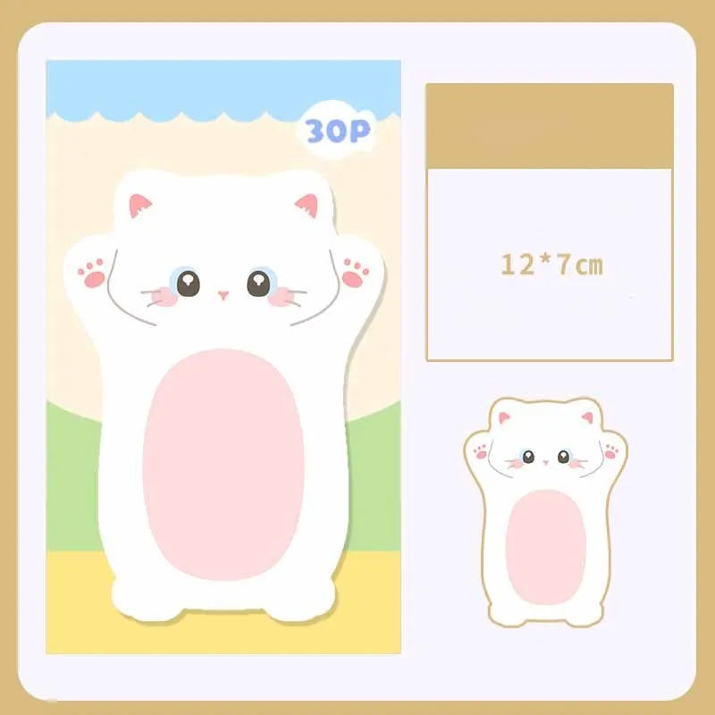 Paw-sitive Kitty Sticky Notes
