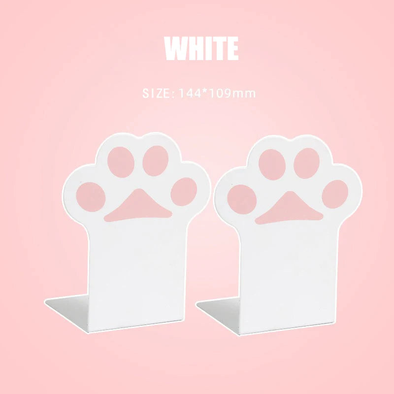 Metal Cat Paw Bookends