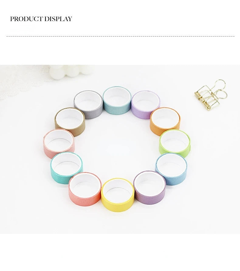 Rainbow Macaron Sorbet Washi Set