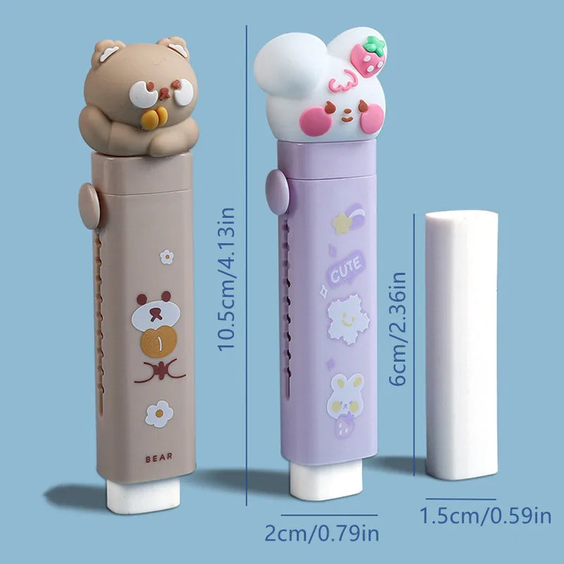 Paw-fect Push-Pull Pencil Eraser