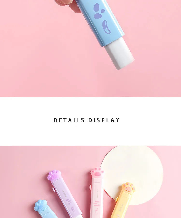 Paw-fect Push-Pull Pencil Eraser