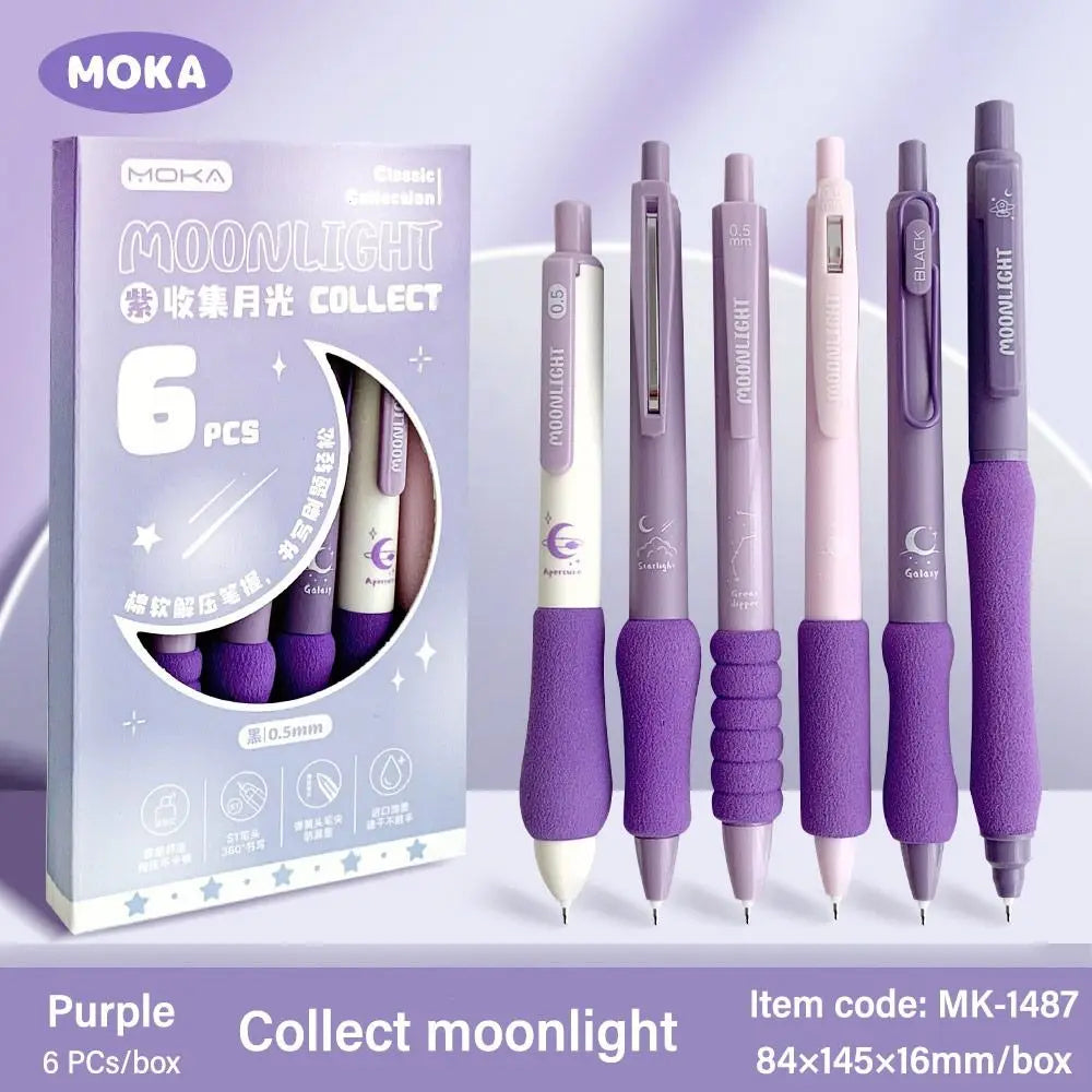 Cotton Candy Soft Grip Gel Pen Set