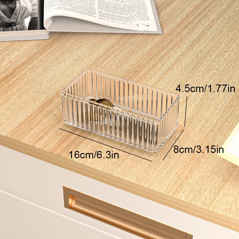 Glam Grid Multi-Compartment Drawer Organizers
