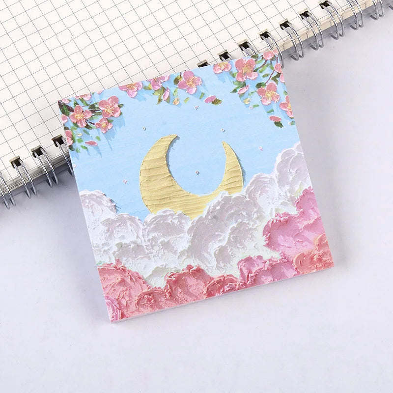 Pastella Landscape Painting Sticky Notes