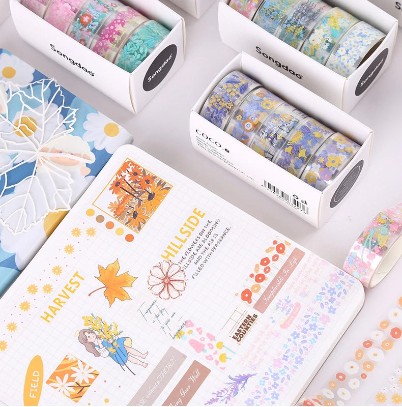 Whimsical Wonders Transparent Sticker Rolls