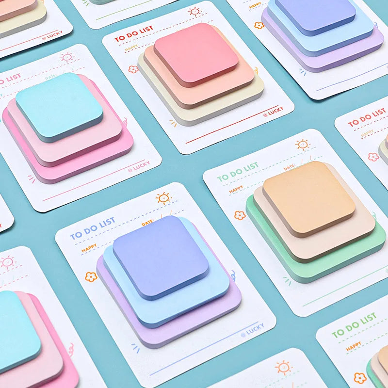 Pastel Stack Sticky Notes (3-Size)