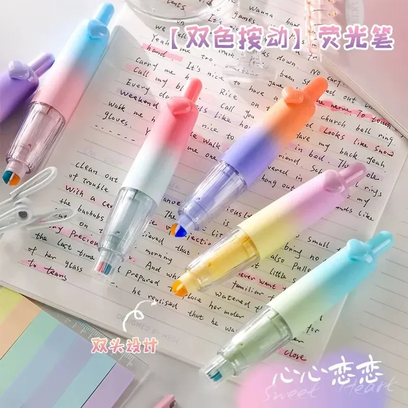HeartPop Twin Tips Highlighters Set