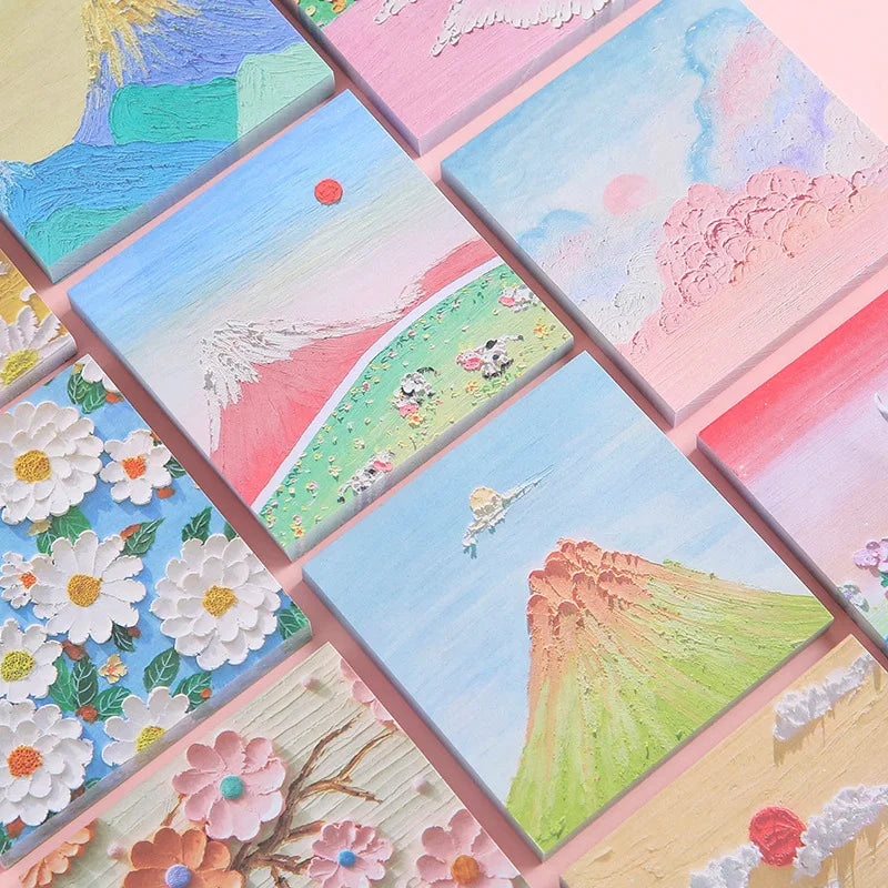 Pastella Landscape Painting Sticky Notes