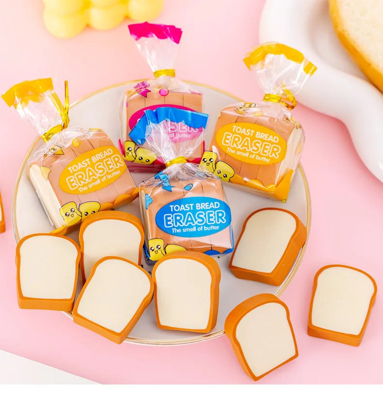 Fresh Toast Bread Slice Erasers