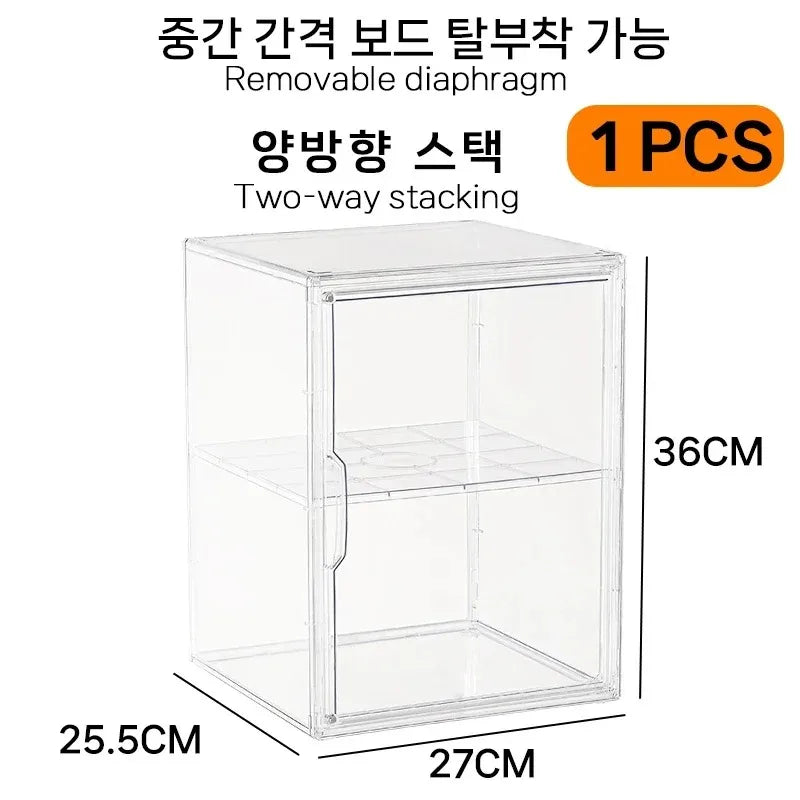 Treasure Cube Transparent Display Organizer Cabinet