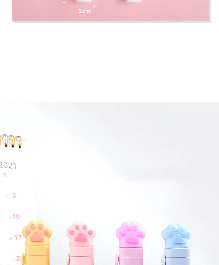 Paw-fect Push-Pull Pencil Eraser