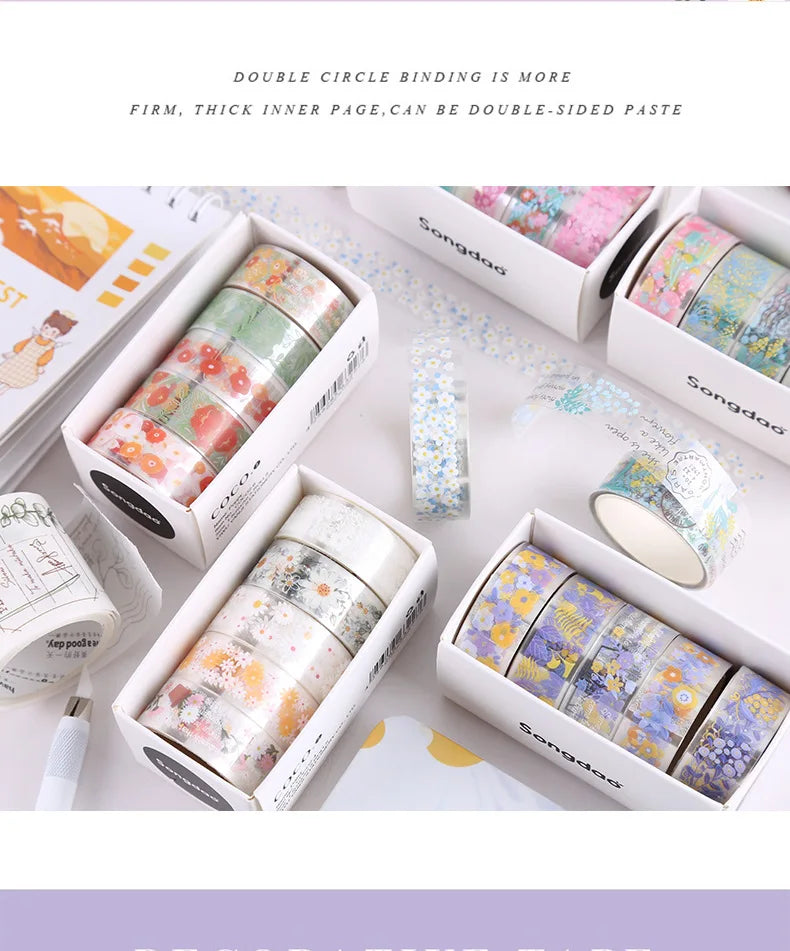 Whimsical Wonders Transparent Sticker Rolls