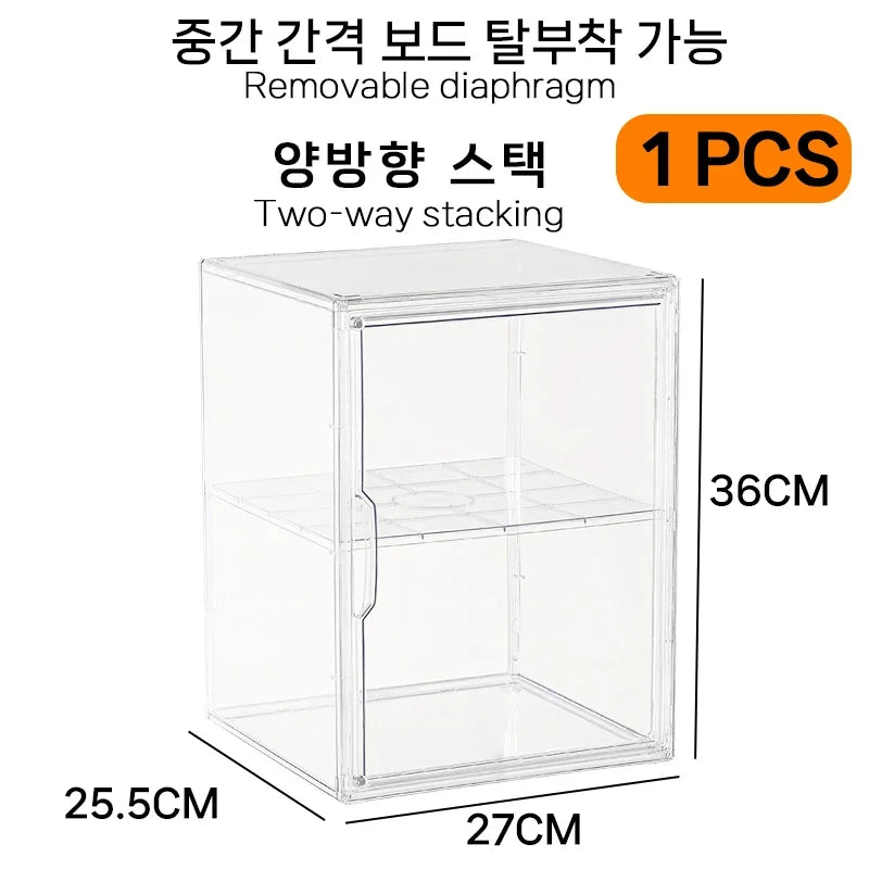 Treasure Cube Transparent Display Organizer Cabinet