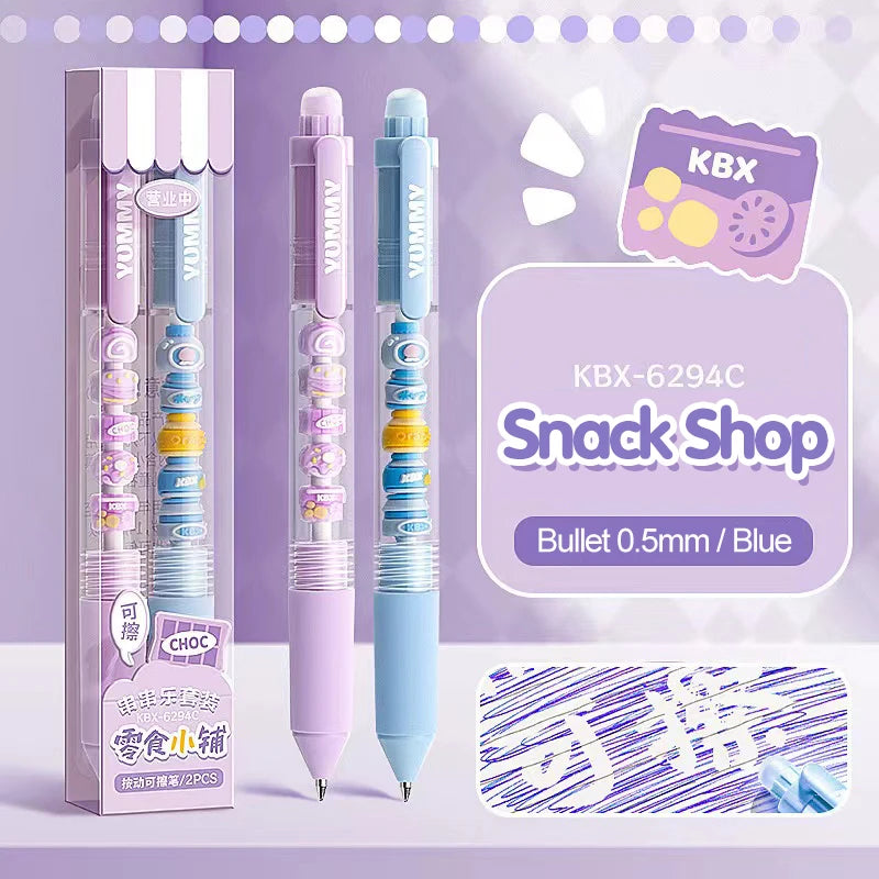 Squishy Friends Erasable Ballpoint Pens