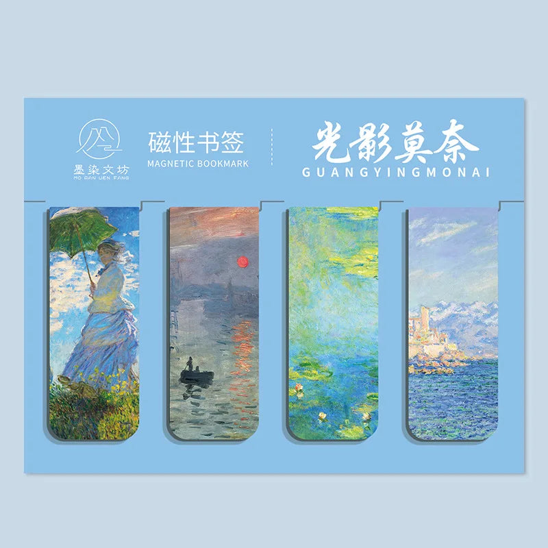 Famous Painting Masterpiece Magnetic Bookmarks