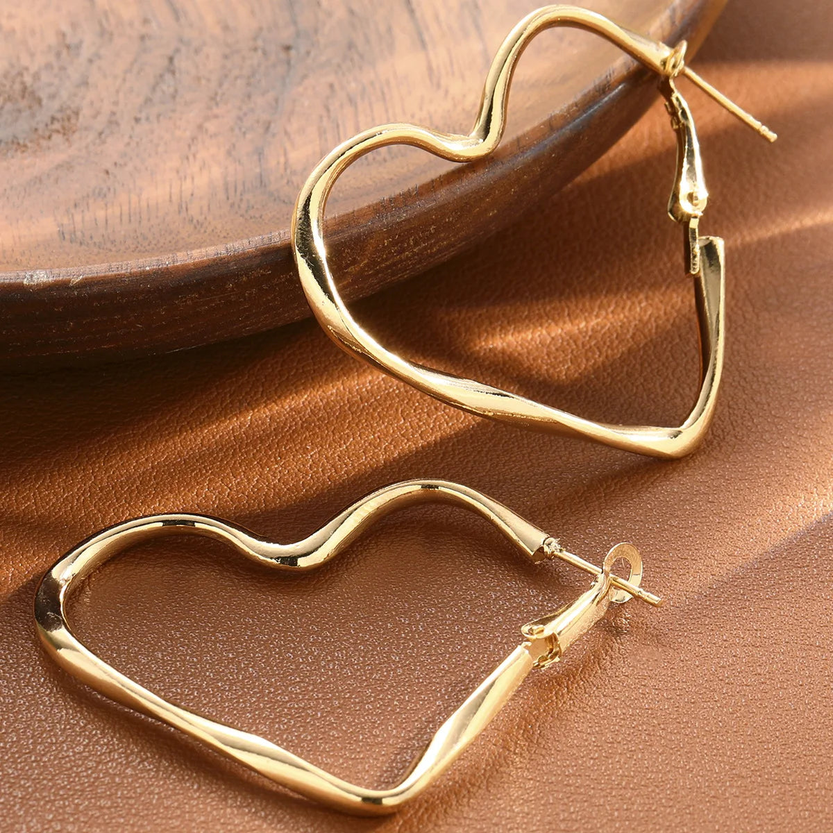 Twist Me Love Hoop Earrings