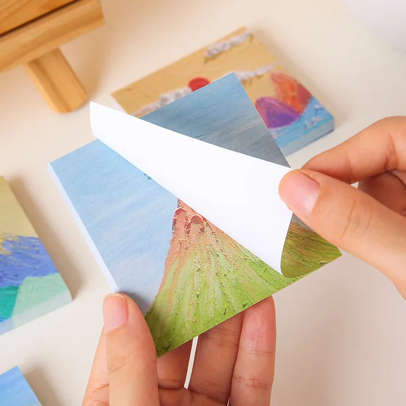 Pastella Landscape Painting Sticky Notes