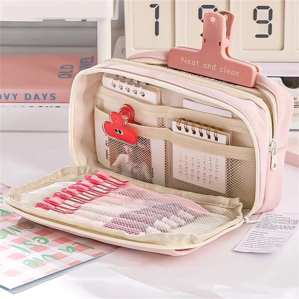Sweet Treats Pouch 9 Layer Transparent Pencil Case