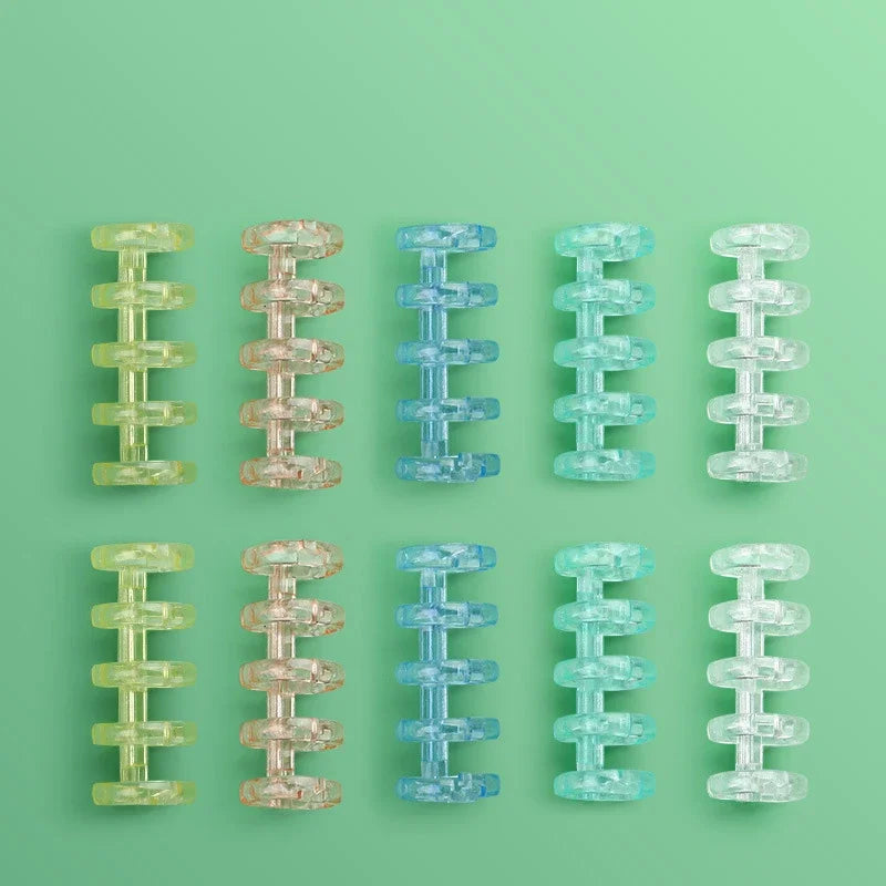 Crystal Coil 5-Hole Loose-Leaf Binder Rings