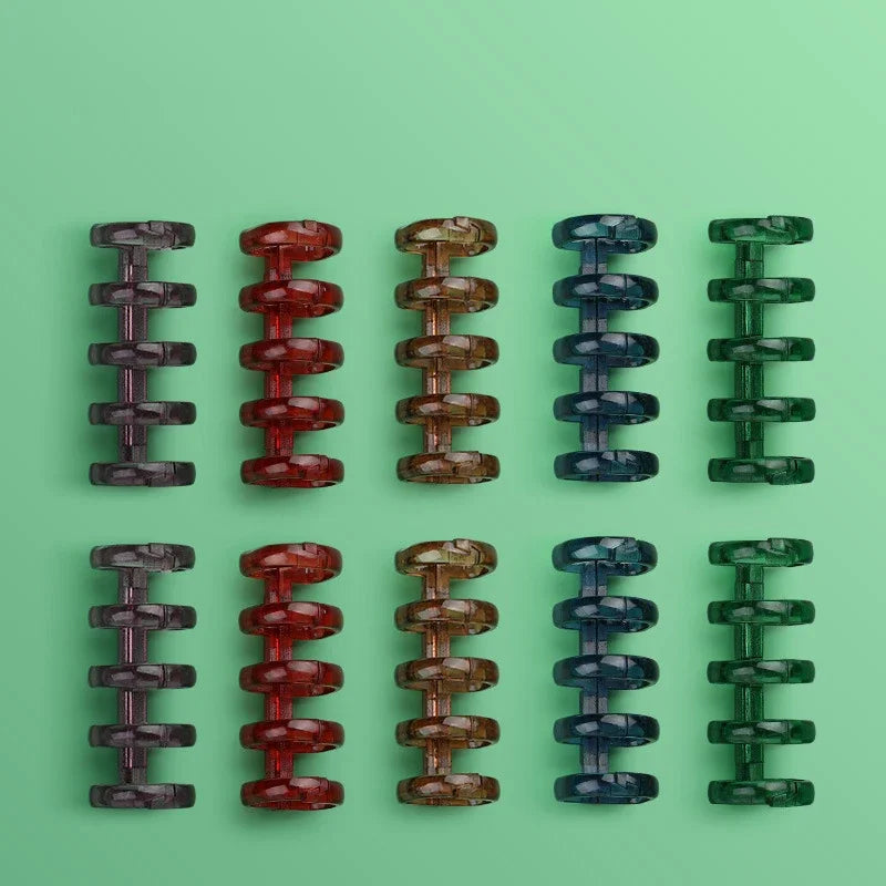 Crystal Coil 5-Hole Loose-Leaf Binder Rings