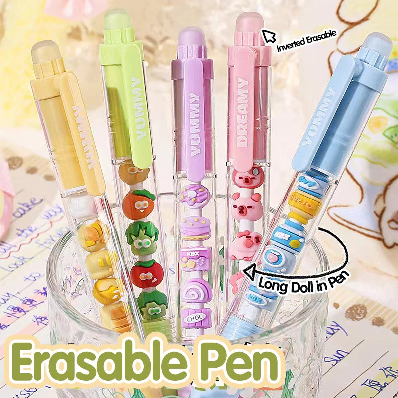 Squishy Friends Erasable Ballpoint Pens